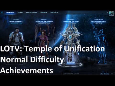 Starcraft 2: LOTV - Temple of Unification, Normal Achievements