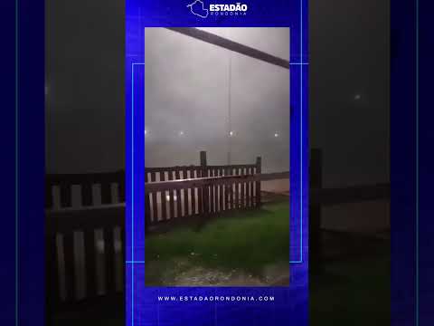 Vendaval causa destruição em propriedade no Colorado do Oeste!