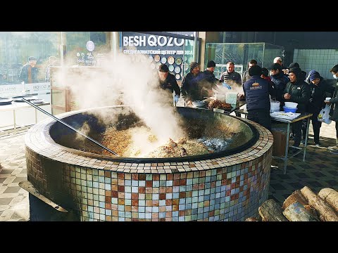 500 kg of Uzbek Pilaf per 1000 people