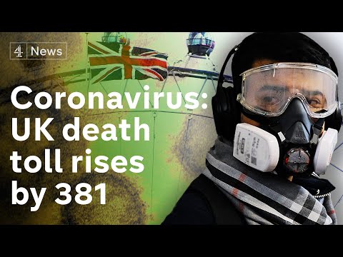 英国の死者数は381人増加 - 政府はテストをめぐる圧力に直面している (UK death toll rises by 381 - as government faces pressure over testing)
