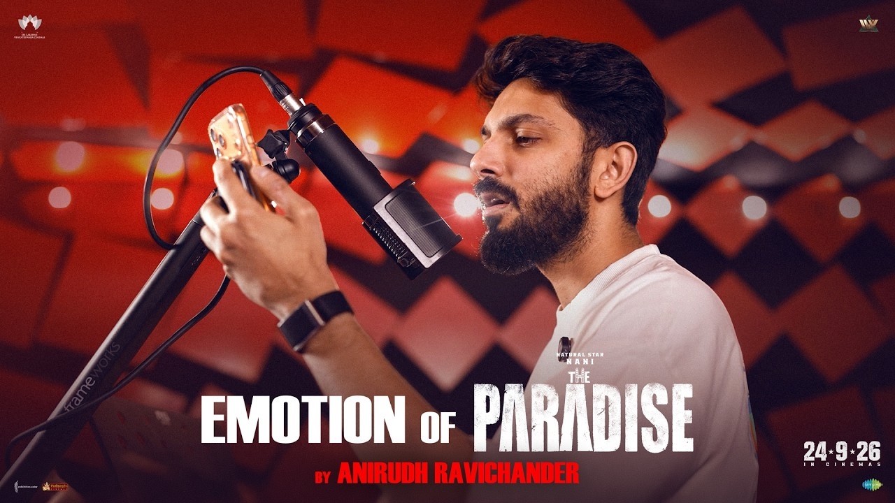 Emotion of #TheParadise by Anirudh Ravichander at The Paradise Pre Release Event | Shreyas Media