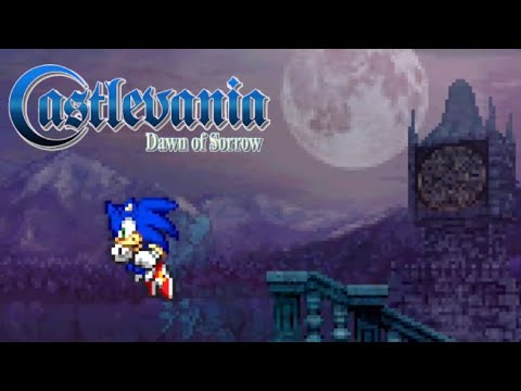 Castlevania x Sonic Crossover - Sonic the Hedgehog in Dawn of Sorrow