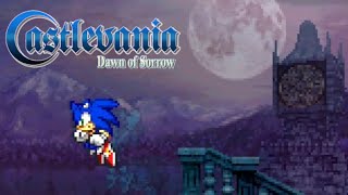 Castlevania x Sonic Crossover - Sonic the Hedgehog in Dawn of Sorrow