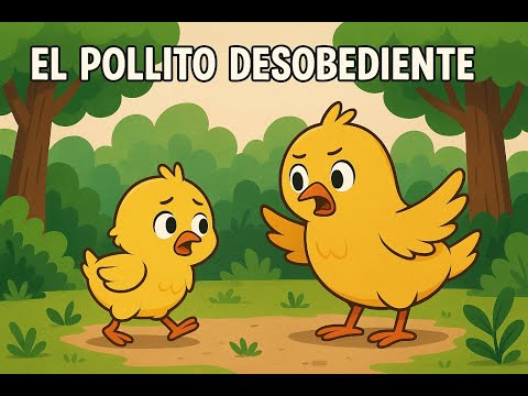 EL POLLITO DESOBEDIENTE EN ANIMACIÓN - Cuentos cortos para niños 2D _ Cuento cristiano para dormir