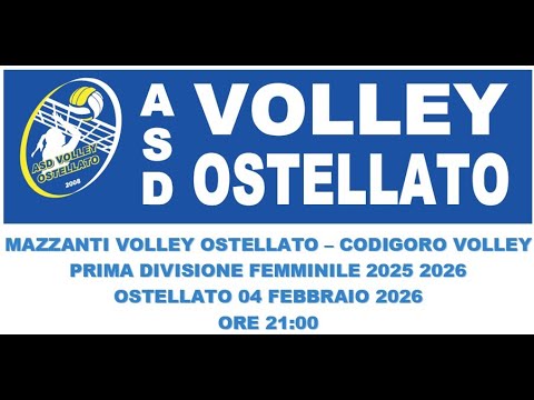 MAZZANTI VOLLEY OSTELLATO – CODIGORO VOLLEY