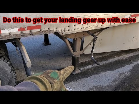 Do this to get your trailer landing gear up with ease