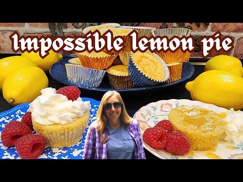 Baby Impossible Lemon Pies - No Crust Needed - Fresh Squeezed Lemon Dessert - The Hillbilly Kitchen
