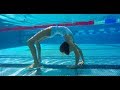 Carla Underwater Doing Underwater Gymnastics