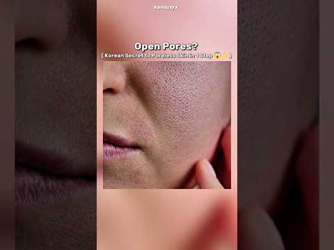 Open Pores? THIS 1-Minute Remedy Changed My Skin 😭✨ #shorts #888 #beauty #kpop #fyp #youtubeshorts