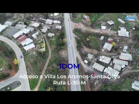 Vuelo Dron | Acceso Villa Los Aromos, Santa Olga