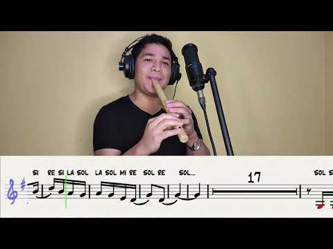 Huaylas ancestral Quena -Tutorial Partitura