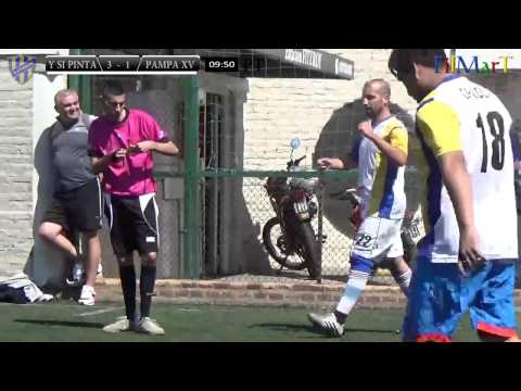 Y SI PINTA FC   7  vs  3  PAMPA XV - 1º fecha - TORNEO NUEVE DE AREA - 19/09/2015