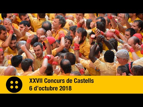 XXVII Concurs de castells. 2018.