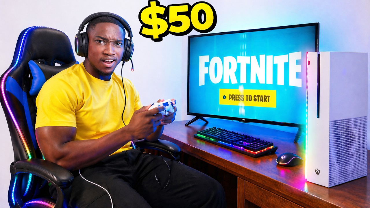 I Built An ENTIRE Gaming Setup For $50