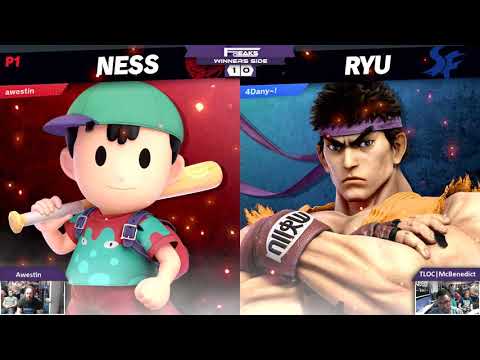 FREAKS Ultra 70 Smash Ultimate Singles Winners: TLOC | Awestin (Ness) vs TLOC | McBenedict (Ryu)