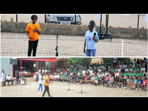 Tande & Zuri speak at TNGS Chess Week, 2022