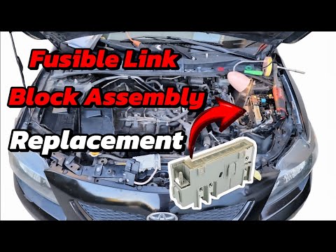 DIY How to Replace Fusible Link Block Assembly 2009 Toyota Corolla LE