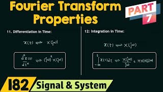 Properties of Fourier Transform (Part 7)