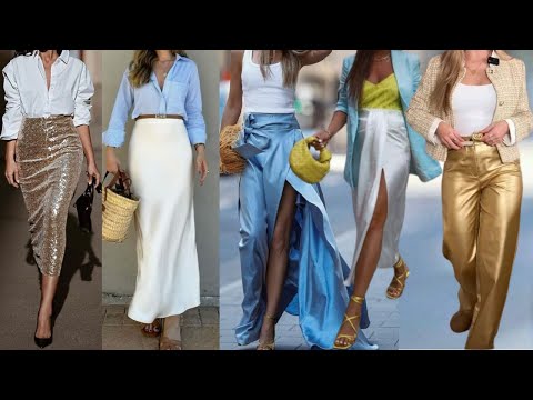 Combinaciones de ROPA DE MODA 2024 con un ESTILO ELEGANTE SENCILLO y FINO
