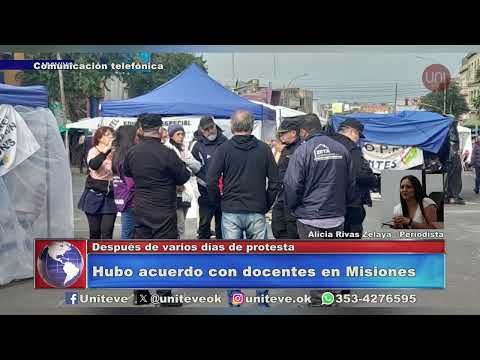 Hubo acuerdo con docentes en Misiones