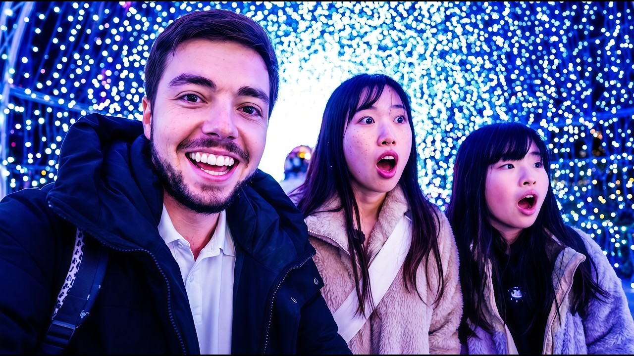 Llevo a MI FAMILIA JAPONESA a la MEJOR ILUMINACIÓN de Japón 👨‍👩‍👧✨