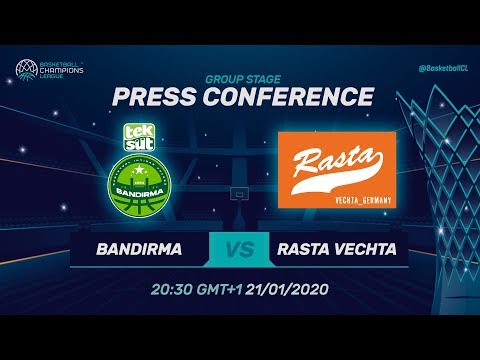 Teksüt Bandirma v Rasta Vechta - Press Conference - Basketball Champions League 2019-20