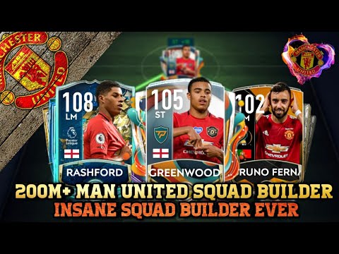 200M+ INSANE MANCHESTER UNITED SQUAD BUILDER | 105 GREENWOOD| TEAM UPGRADE | FIFA MOBILE 20
