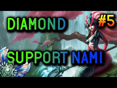 8.13 Support Nami S8 Diamond Full Gameplay #5 - League of Legends