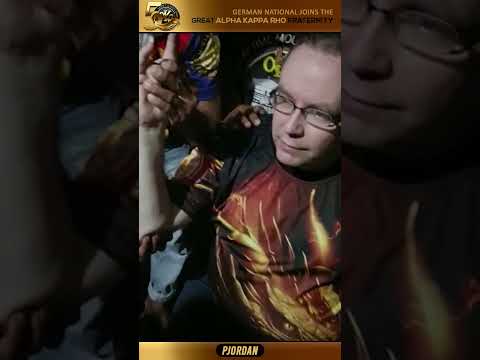 German National Joins Alpha Kappa Rho Fraternity