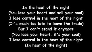 Sandra - In The Heat Of The Night (Lyrics)