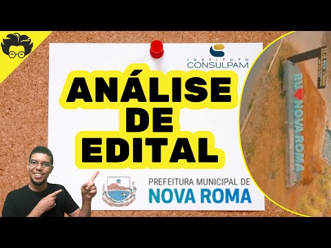 [PREFEITURA DE NOVA ROMA DE GOIÁS] - ANÁLISE DE EDITAL!