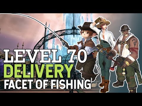 Final Fantasy XIV Shadowbringers Facet of Fishing Level 70 Delivery