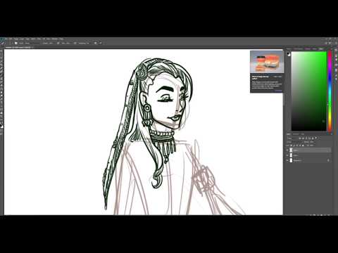 SpeedDraw: A Pretty girl in a Legenga