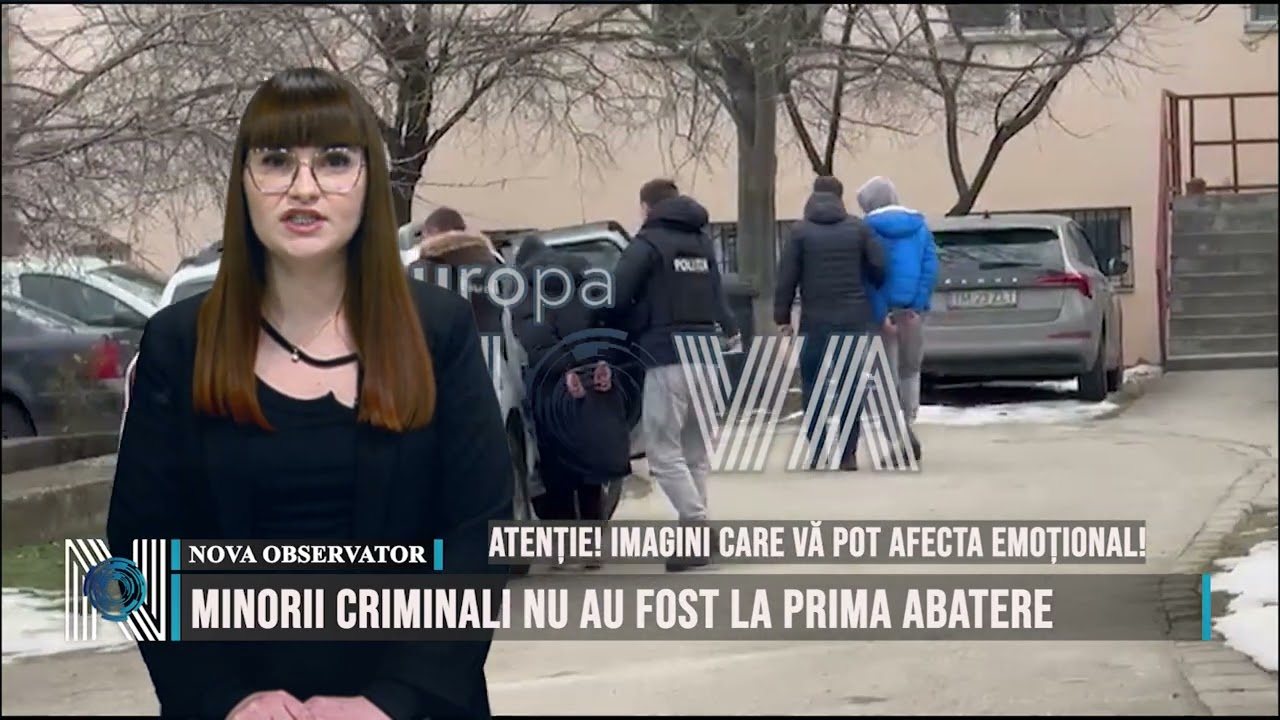 MINORII CRIMINALI NU AU FOST LA PRIMA ABATERE
