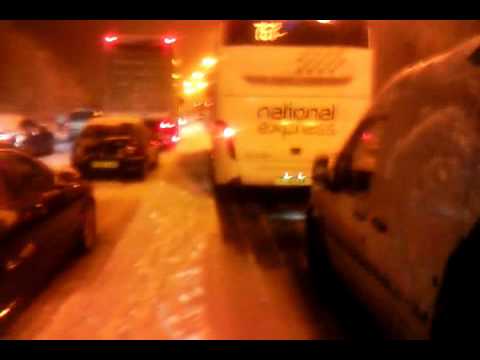 M25 gridlock accident 04/02/2012 part 1