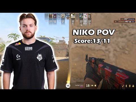 CS2 POV - G2 NIKO w/ malbsMd & huNter -KILLS(24) -FACEIT POV MIRAGE CS2 2024 #cs2 #higlights #niko