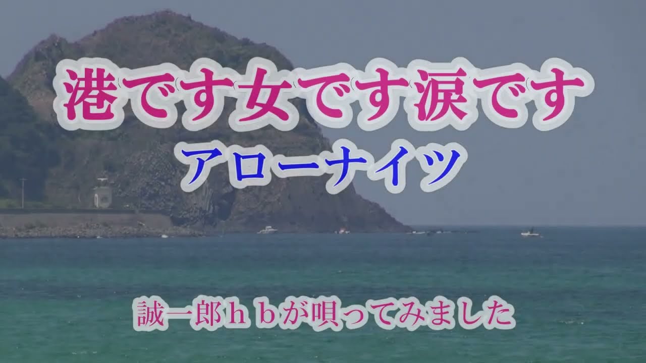 【追悼曲 1】港です女です涙です、アローナイツ、木下あきらさん、cover  誠一郎ｈｂ