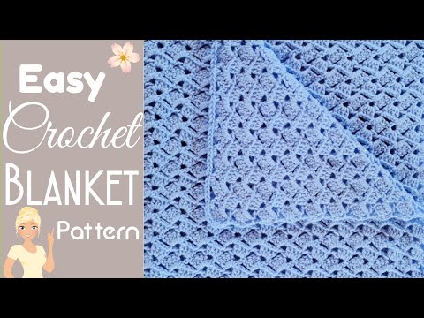 EASIEST CROCHET BABY BLANKET EVER 💥 The Drunken Granny Baby Blanket 🍹 The Secret Yarnery