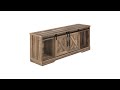TV Stand with Cable Management by Monarch