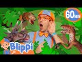 Blippi Talks To The Dinosaurs Blippi Educational Videos For Kids