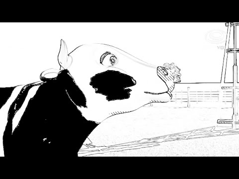 vaca al revés y diferente estilo de colores y efectos geniales Lava Ca Lola