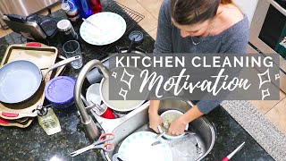 KITCHEN Baking Mess CLEANING MOTIVATION // Cleaning Mom