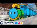 Counting 1 To 10 Trains Little Baby Bum Trains For Children Train Song Moonbug For Kids