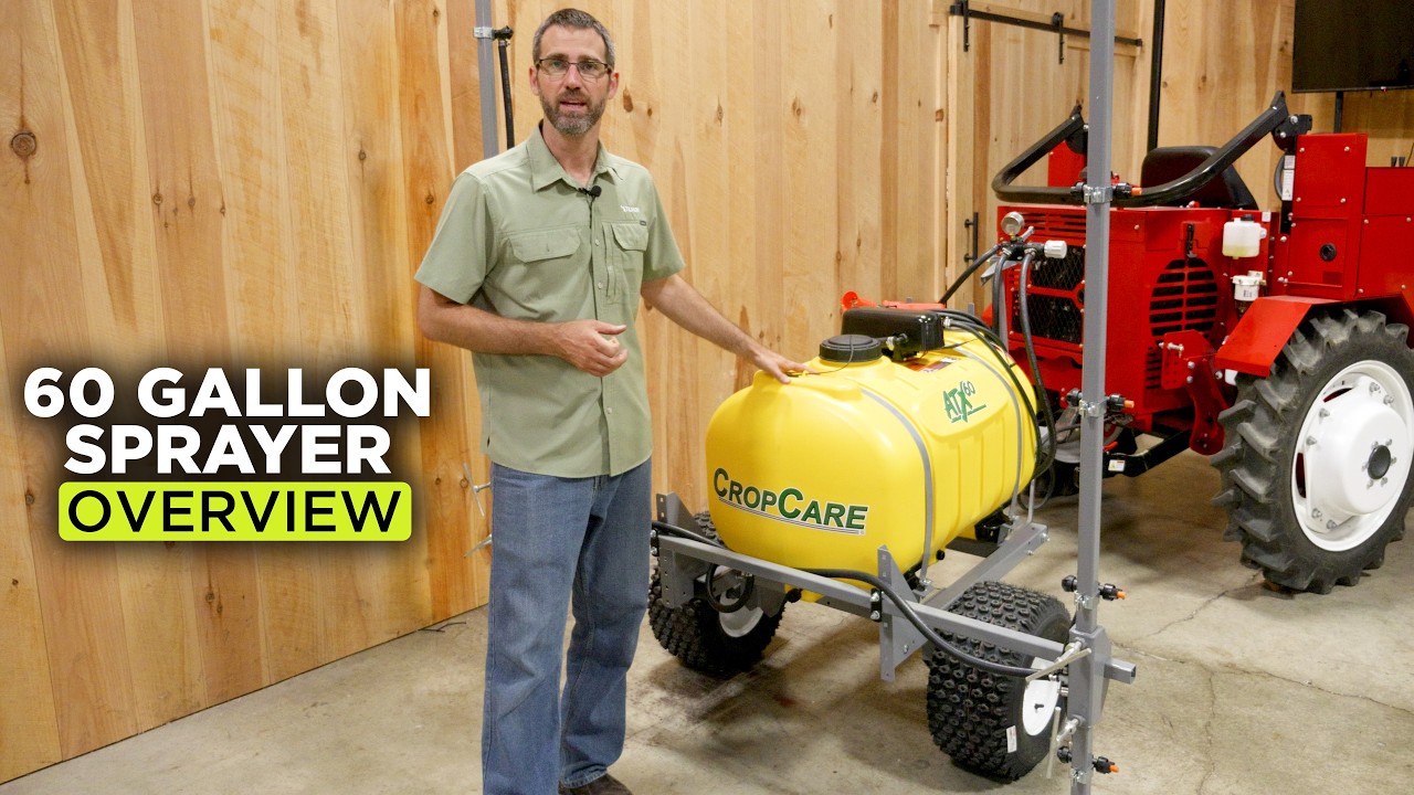 60 Gallon ATX Overview: ATV / Tractor Compact Sprayer for Vineyards