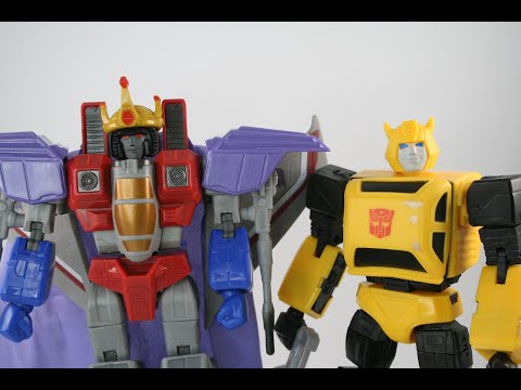 Kastor's Korner Live Toy of the Day 208- Hasbro Transformers R.E.D. Wave 3- Bumblebee & Starscream