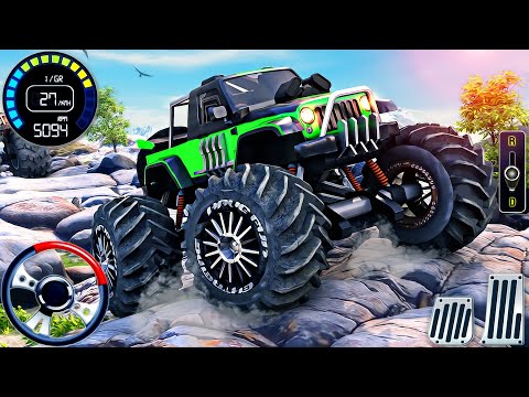 Monster Truck Offroad Racing Simulator - Jeep Derby Mud and Rocks Driving - Android GamePlay