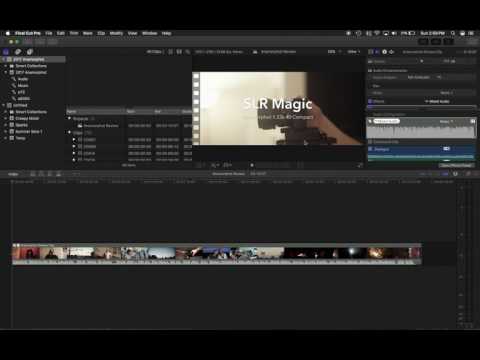 Anamorphic Desqueeze Final Cut Pro Tutorial 2017
