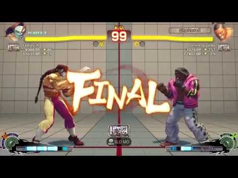 "Best Bout Replays"  USF4 - tamayuh vs tennenpaama  (1080p HD)