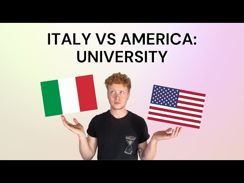 ITALIAN VS AMERICAN UNIVERSITIES
