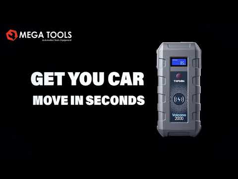 🚩MEGA TOOLS - TOPDON V2000 JUMP STARTER & WIRELESS POWER BANK